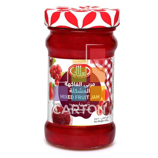 ALALALI MIXED FRUIT JAM 12*400GM